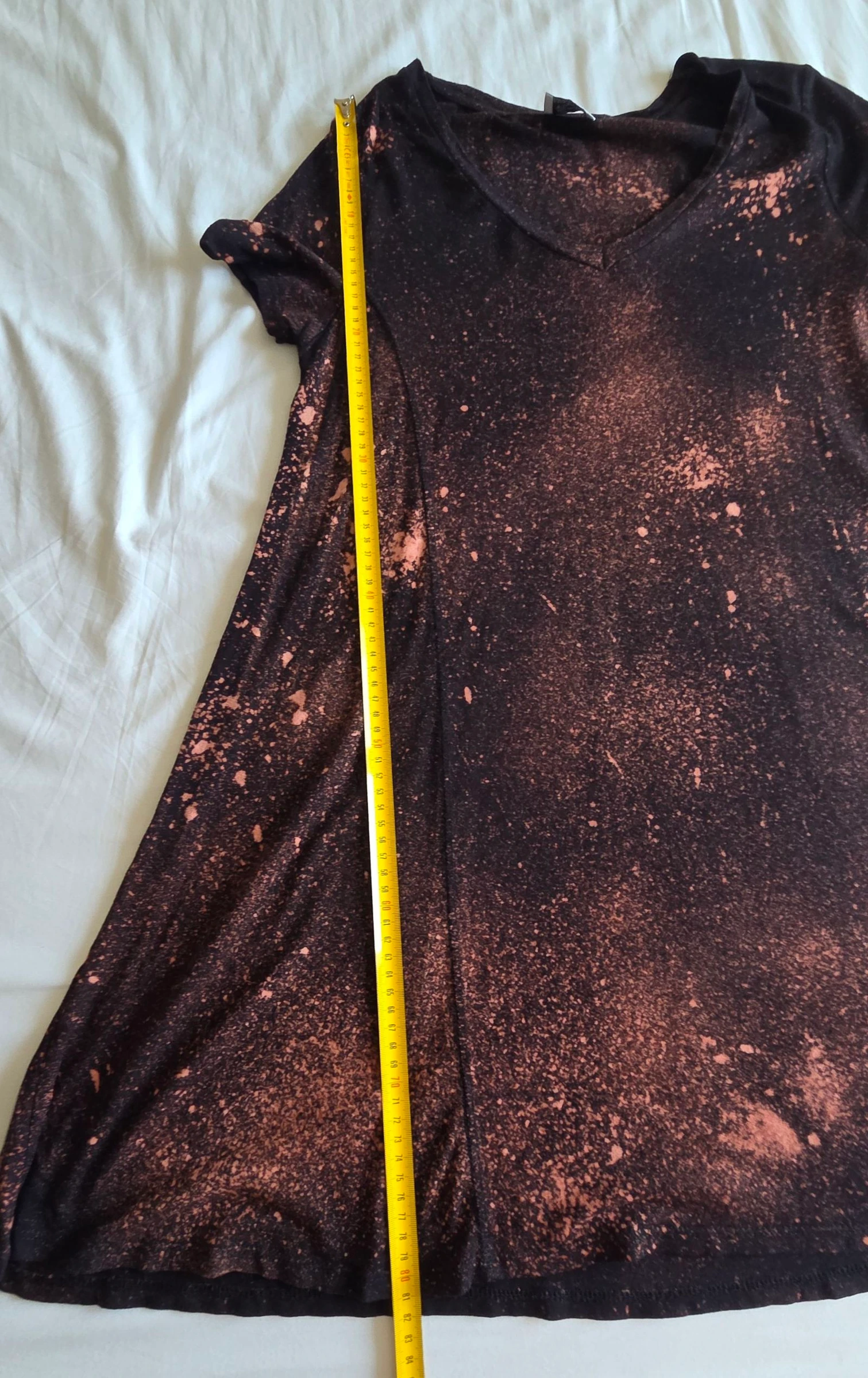 Vestido negro medio lavado efecto blanqueado M 38 Zara Trafaluc – photo 8